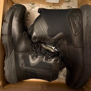 Under Armour Men's Black Tactical Lace-Up Boots